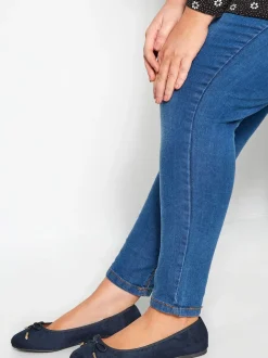Yours Curve Blue Wide Fit Extra Wide Fit Blaise Ballerinas