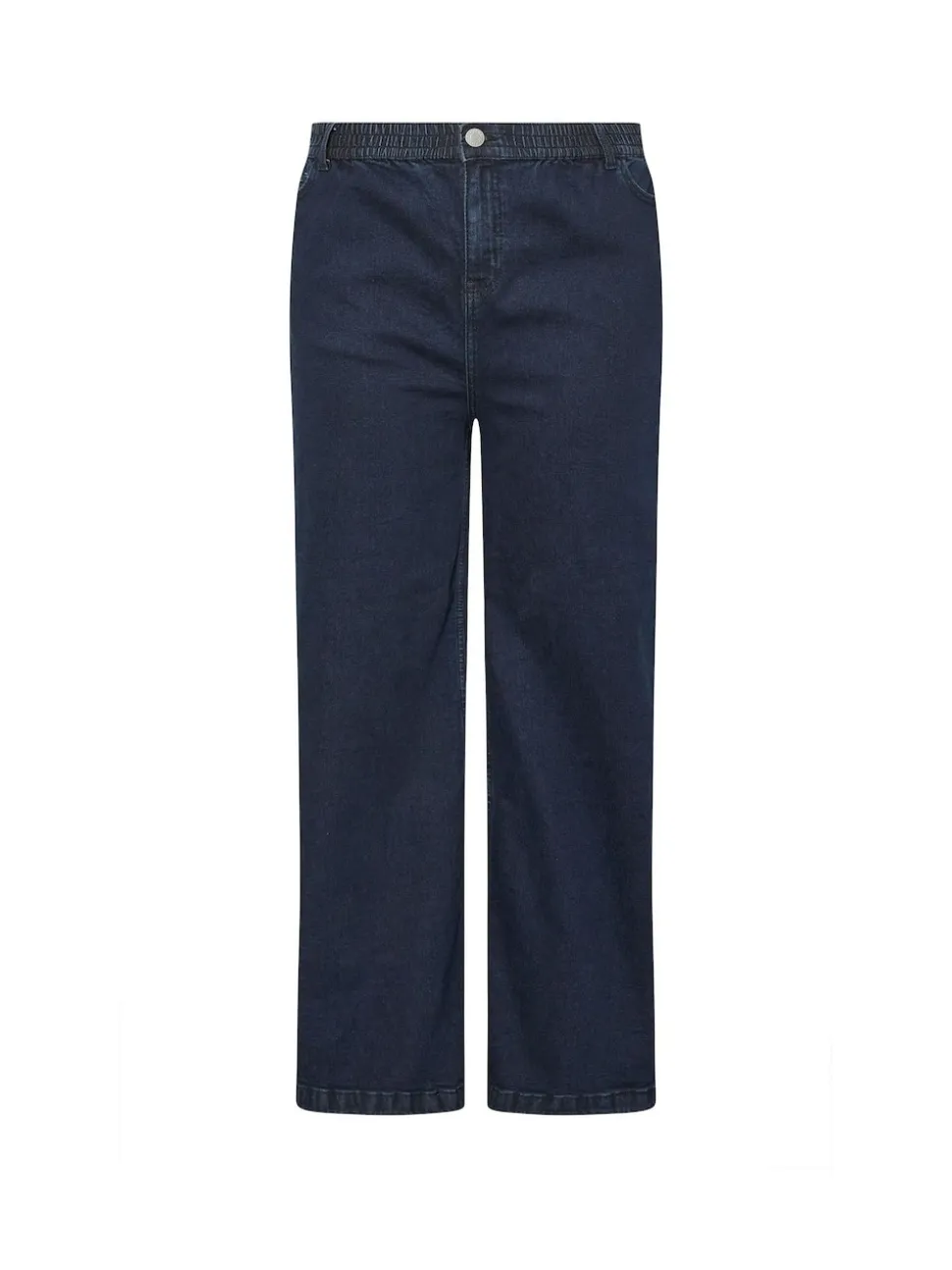 Yours Curve Blue Wide Fit Wide Leg Puddle Jeans