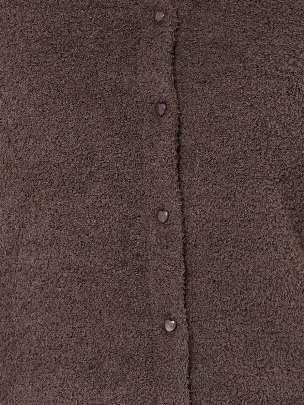Yours Curve Brown Chenille Cardigan