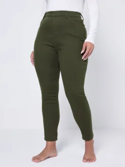 Yours Curve Green Grace Jeggings