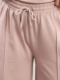 Yours Curve Pink Wide Leg Joggers