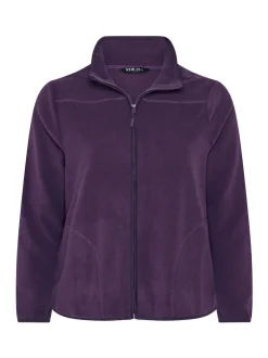Yours Curve Purple Active Fleece