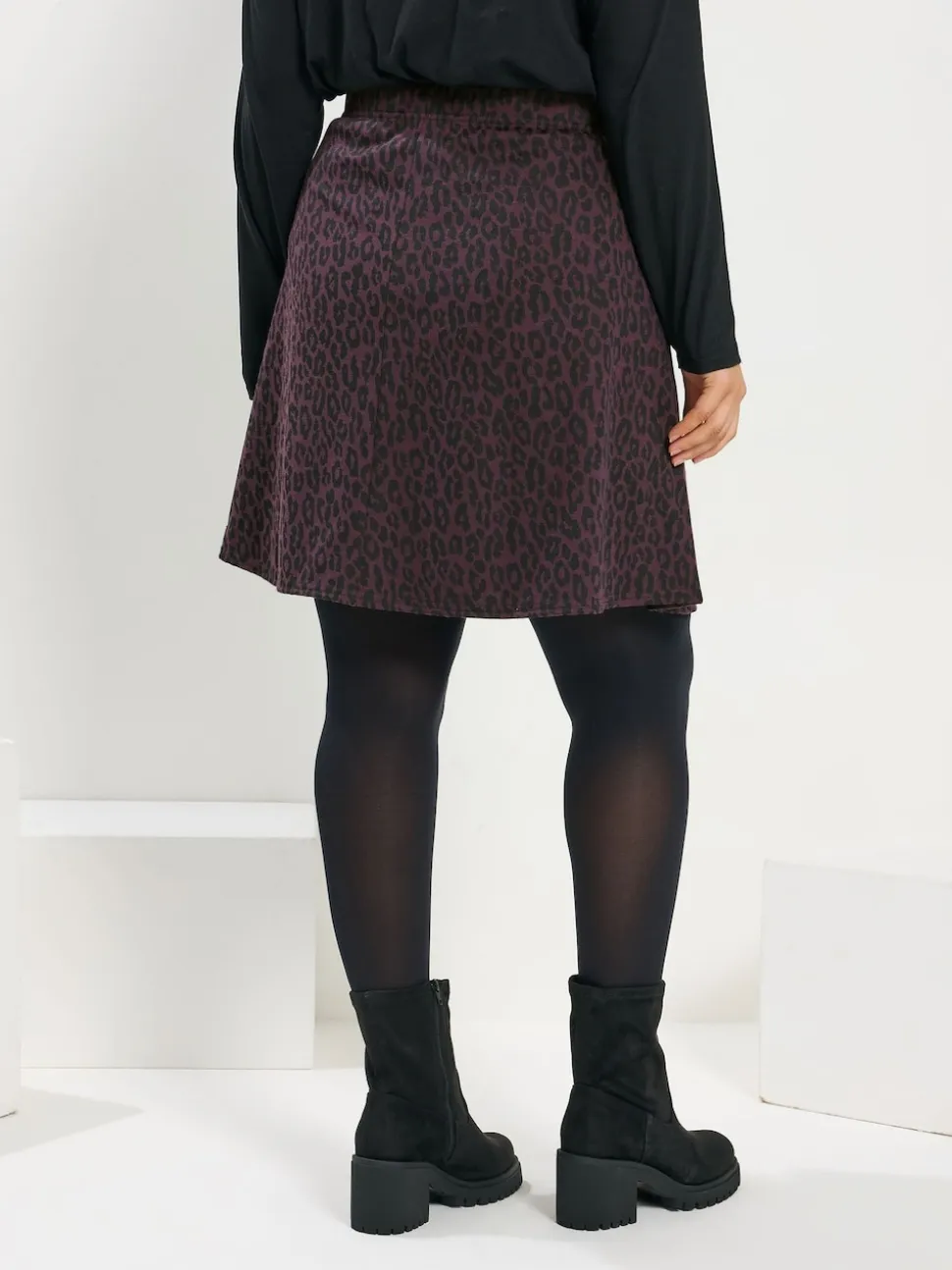Yours Curve Purple Button Front Skirt
