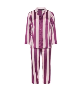 Yours Curve Red Satin Pyjamas Set