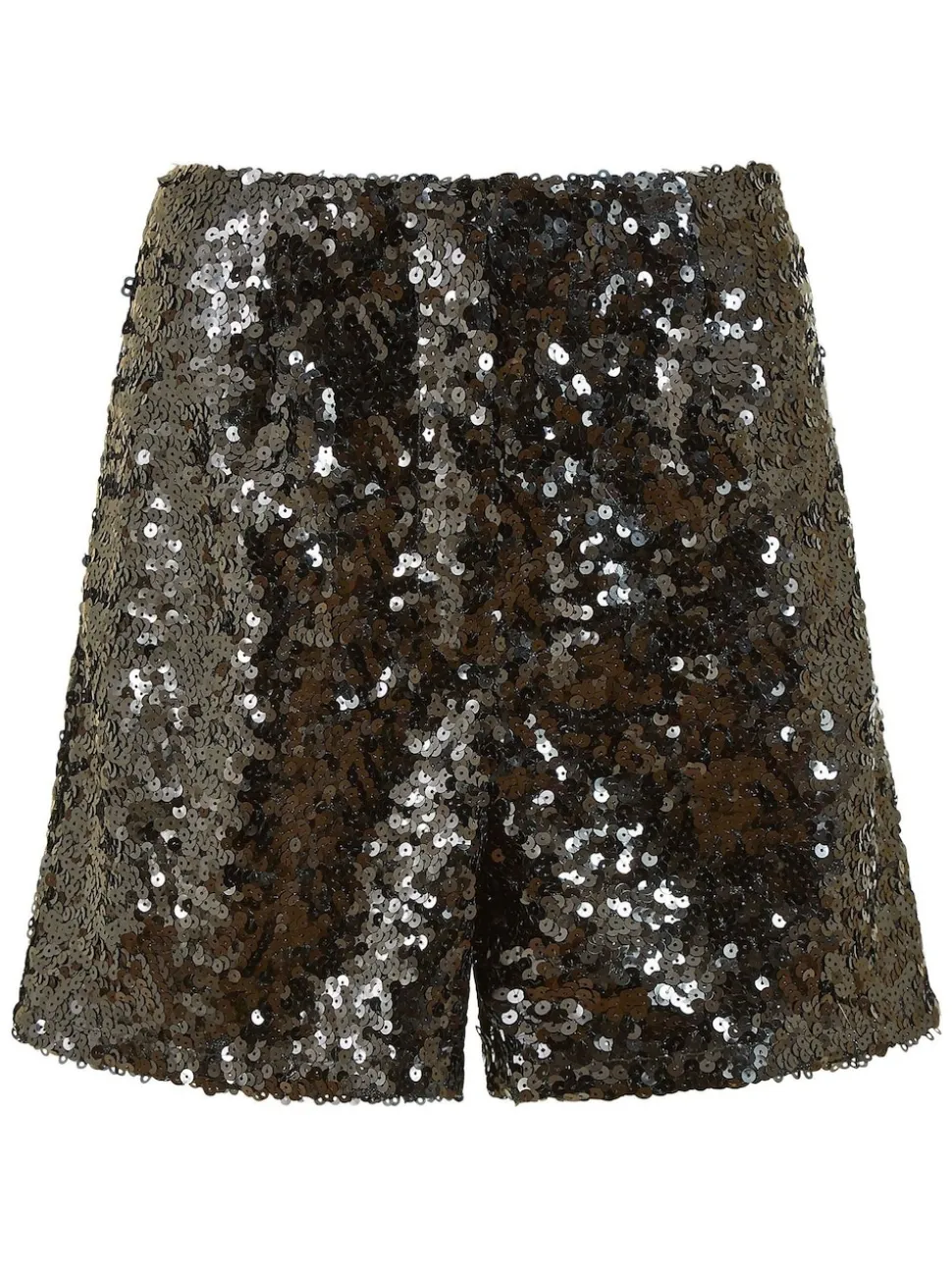 Yumi Black Sequin Mini Shorts