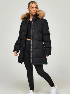 Zavetti Canada Womens Goshawa Puffer Parka Jacket