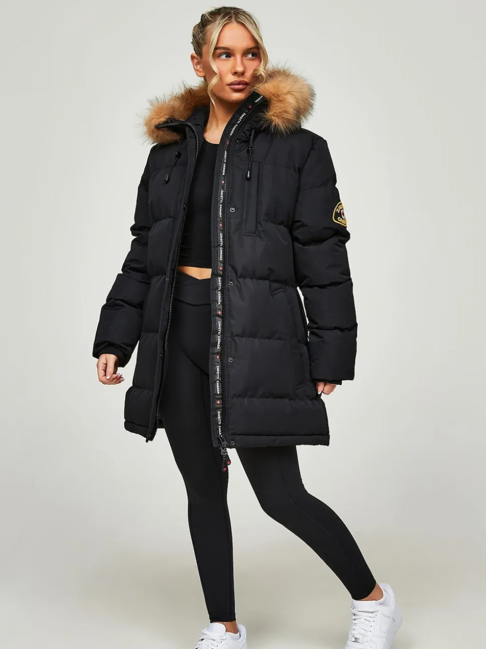 Zavetti Canada Womens Goshawa Puffer Parka Jacket